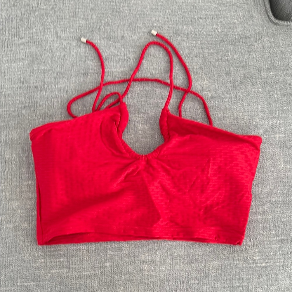 BuffBunny Red Crop Top